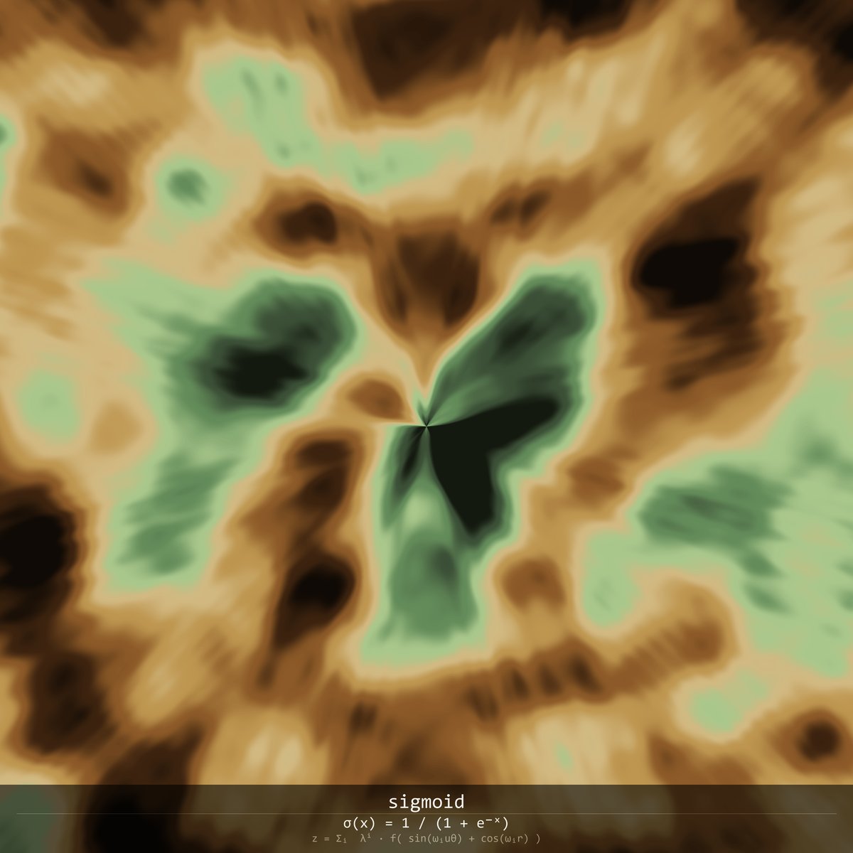 Tectonic Threshold · sigmoid · printed work by Burak Kağan Yılmazer.