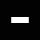 Blinker oscillator: horizontal three-cell line becoming vertical and back