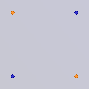 An animation showing the decision boundary of a feedforward network evolving over training: initially flat and useless, then gradually curving and refining until it cleanly separates the two spirals.