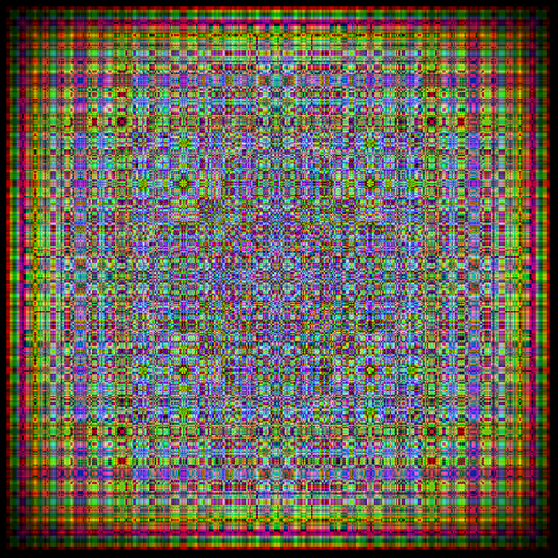 Participant fractal output, sample 6.