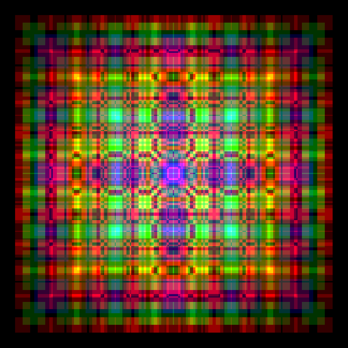 Participant fractal output, sample 7.